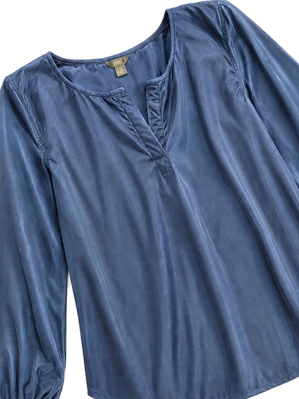 Blue Velvet Top blue Long sleeve size XL - Picture 5 of 10